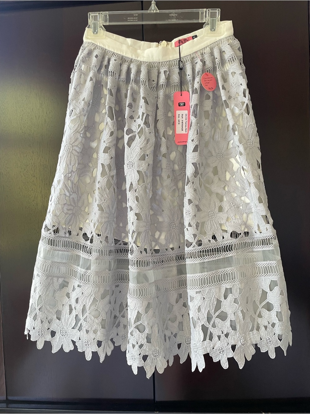 Chi Chi London lace skirt NWT